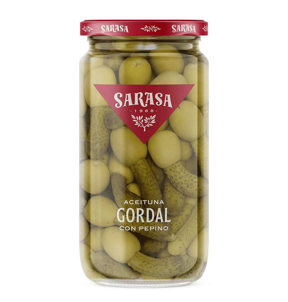 Маслини gordal с краставички 480/900 гр Маслини gordal с краставички 480/900 гр